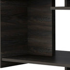 Espresso Wood Coffee Table with Shelf - 35-inch