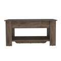Dark Brown Storage Bench with Flip Top - 40-inch