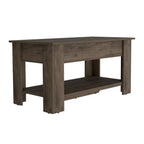 Dark Brown Storage Bench with Flip Top - 40-inch