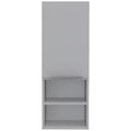 White Wood Wall Mounted Single Door Medicine Cabinet - 12-inch