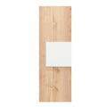 Natural Wood Wall Mounted Single Door Medicine Cabinet - 13-inch