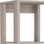 Light Gray Wood Freestanding Single Door Bathroom Vanity - 16-inch