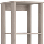 Light Gray Wood Freestanding Single Door Bathroom Vanity - 16-inch