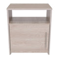 Gray Wood Nightstand - 23-inch