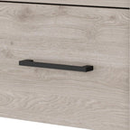Gray Wood One Drawer Floating Nightstand - 10-inch