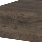 Brown Wood One Drawer Floating Nightstand - 16-inch