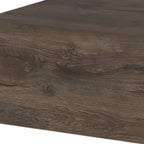 Brown Wood One Drawer Floating Nightstand - 16-inch