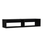 Black Floating Mount Entertainment Center - 48-inch