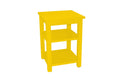 Yellow Solid Wood Nightstand - 28-inch