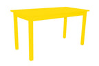 Yellow Solid Wood Dining Table - 60-inch