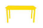 Yellow Solid Wood Dining Table - 60-inch