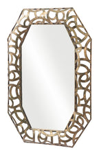 Bronze Octagonal Steel Framed Accent Mirror - 35-inch