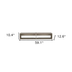 Beige Floating Mount TV Stand - 59-inch