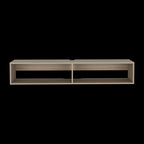 Beige Floating Mount TV Stand - 59-inch