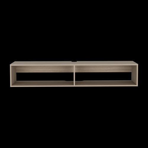 Beige Floating Mount TV Stand - 59-inch