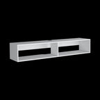 White Floating Mount TV Stand - 59-inch