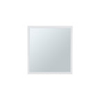 White Wood Floating Bathroom Vanity and Medicine Cabinet with Mirror - 20-inch