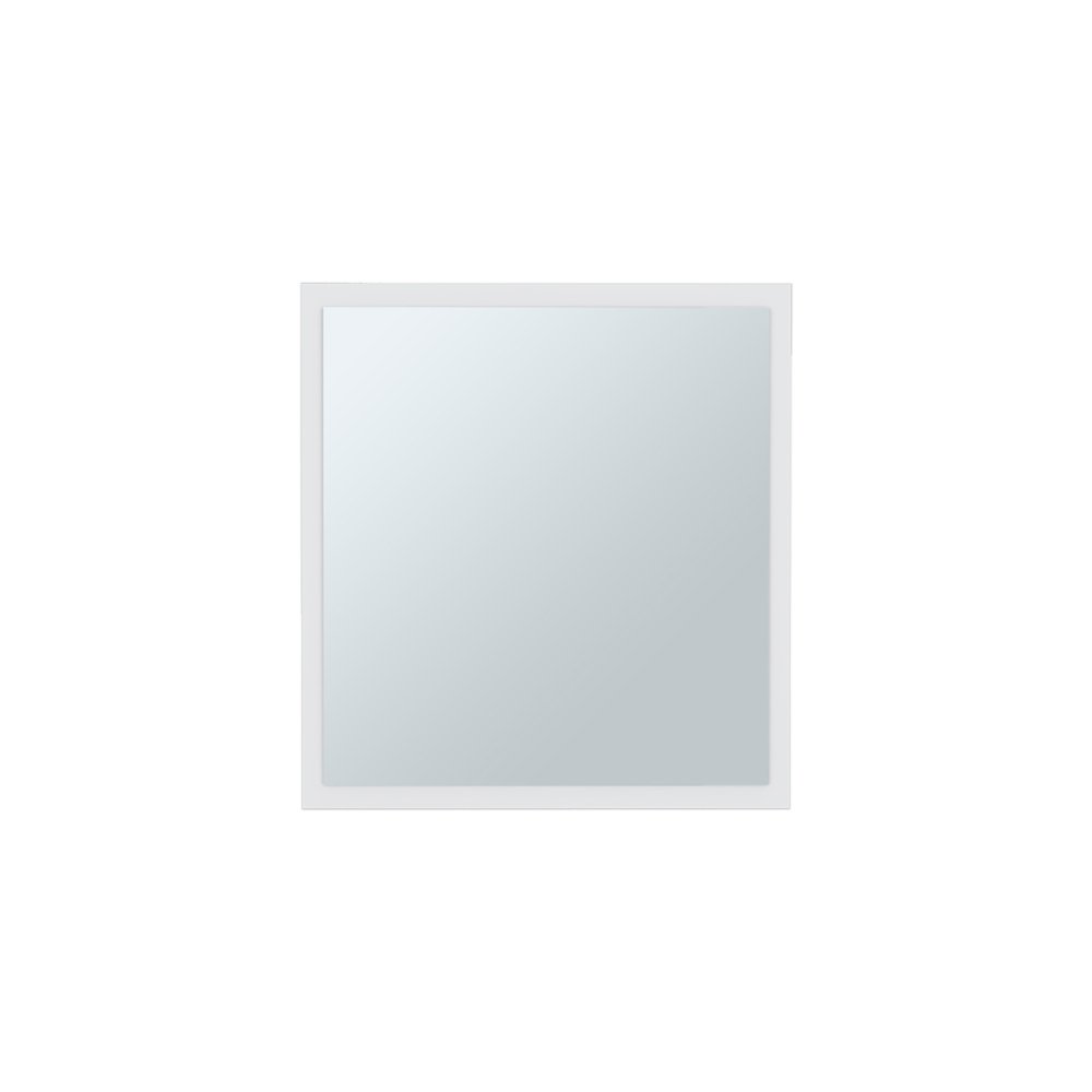 White Wood Floating Bathroom Vanity and Medicine Cabinet with Mirror - 20-inch