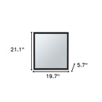 Black Wood Floating Bathroom Vanity - 20-inch