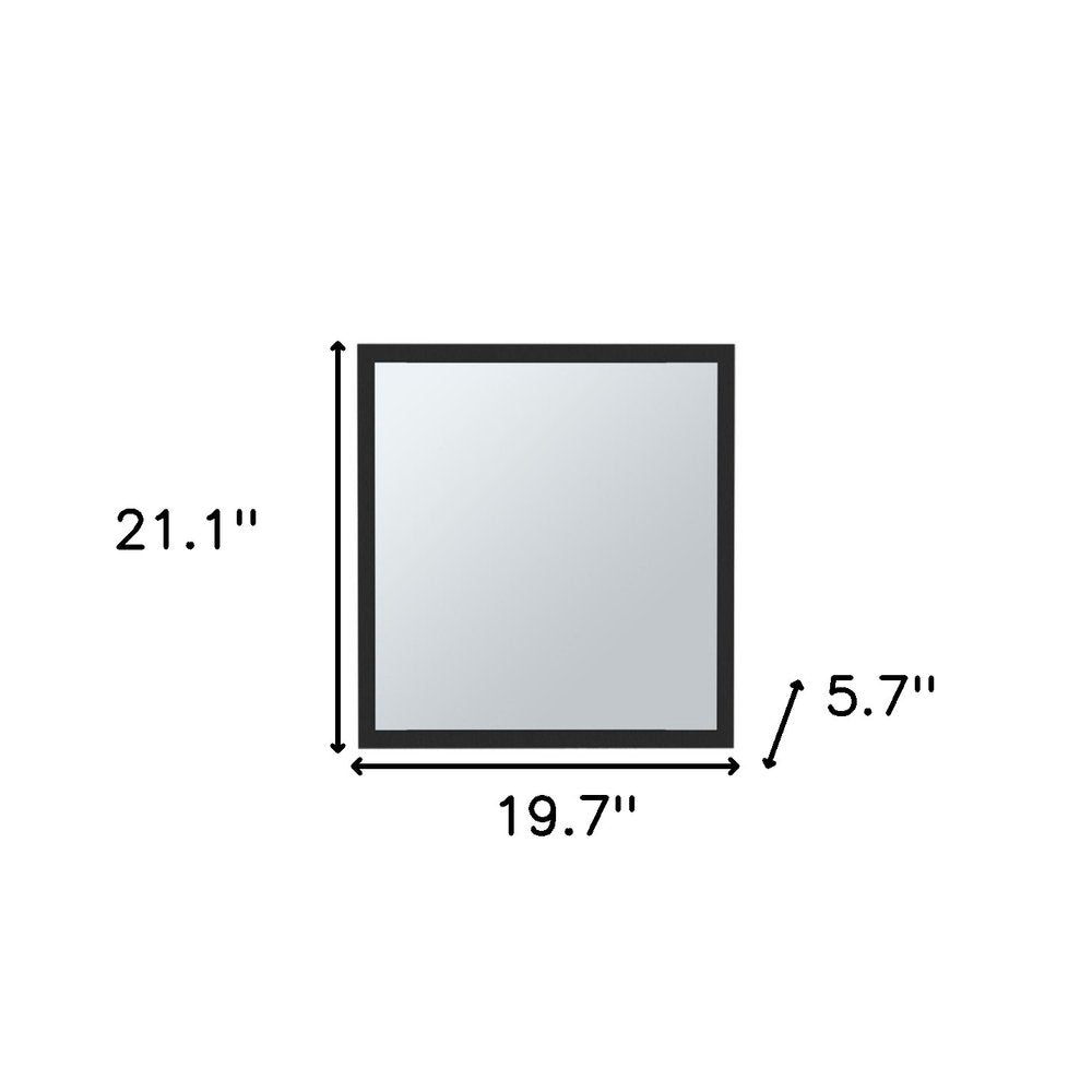 Black Wood Floating Bathroom Vanity - 20-inch