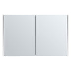 White Wood Wall Mounted Double Door Medicine Cabinet - 32-inch