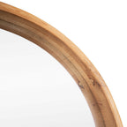 Bronze Round Metal Framed Accent Mirror - 30-inch