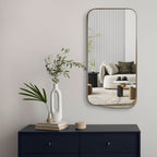 Bronze Metal Accent Mirror - 28-inch