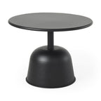 Black Iron and Metal Tray Table - 20-inch