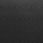 Black Wood and Steel Free Form Pedestal End Table - 25-inch