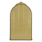 Gold Metal Arch Accent Mirror - 34-inch