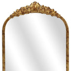 Gold Metal Arch Accent Mirror - 16-inch