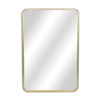 Gold Metal Accent Mirror - 30-inch