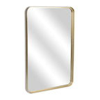 Gold Metal Accent Mirror - 30-inch