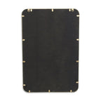 Gold Metal Accent Mirror - 30-inch