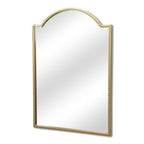 Gold Metal Beaded Arch Accent Mirror - 32-inch