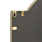 Gold Metal Beaded Arch Accent Mirror - 32-inch