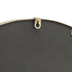 Gold Metal Beaded Arch Accent Mirror - 34-inch