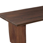 13 Piece Brown Solid Wood Dining Set with 12