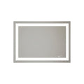 Clear Lighted Frameless Bathroom Vanity Mirror - 24-inch