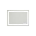 Clear Lighted Frameless Bathroom Vanity Mirror - 20-inch