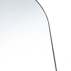 Black Metal Arch Freestanding and Wall Mount Framed Full Length Mirror - 63-inch