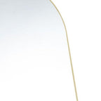 Gold Metal Arch Freestanding and Wall Mount Framed Full Length Mirror - 63-inch