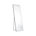 Black Metal Freestanding and Wall Mount Framed Full Length Mirror - 63-inch