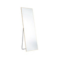 Gold Metal Freestanding and Wall Mount Framed Full Length Mirror - 63-inch