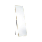 Gold Metal Freestanding and Wall Mount Framed Full Length Mirror - 63-inch