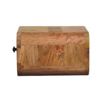 Oak Solid Wood One Drawer Floating Nightstand - 12-inch