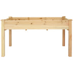 Natural Rectangular Raised Garden Bed - 49 X 25-inch