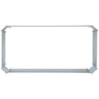 Silver Metal Rectangular Raised Garden Bed - 12 X 48-inch