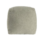Sage Boucle Pouf Ottoman - 18-inch