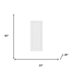 White Wood Slab Door - 80-inch